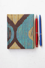 Printed Blue & Brown Mini Notebook