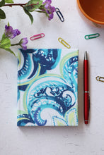 Mini-Blue Flora Notebook