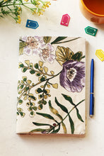 Flower Printed-Soft Cover Handmade Notebooks (Set Of 3)