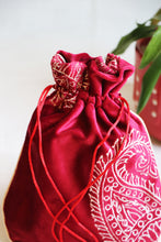 Maroon Multipurpose Jewellery Potli