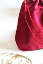 Maroon Multipurpose Jewellery Potli