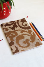 Brown Print Soft Cover Handmade Notebook