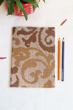 Brown Print Soft Cover Handmade Notebook