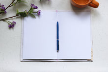 Blue Printed Soft Cover Handmade Notebook