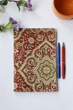 Maroon Printed Soft Cover Handmade Notebook