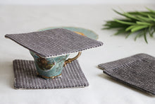 Mono Grey Coasters Set Of 4