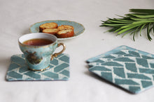Blue Mosaic Coasters Set Of 4