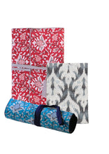 Beautiful Handmade Multipurpose Notebook Case & Notebook, Roll Up- Pencil Case