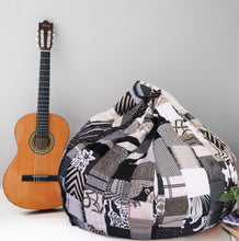 Black & White Mosaic Lounge