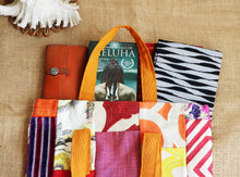 Multicolor Patchwork Tote Bag