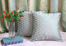 Teal Blue Cushion Cover (Set Of 2)