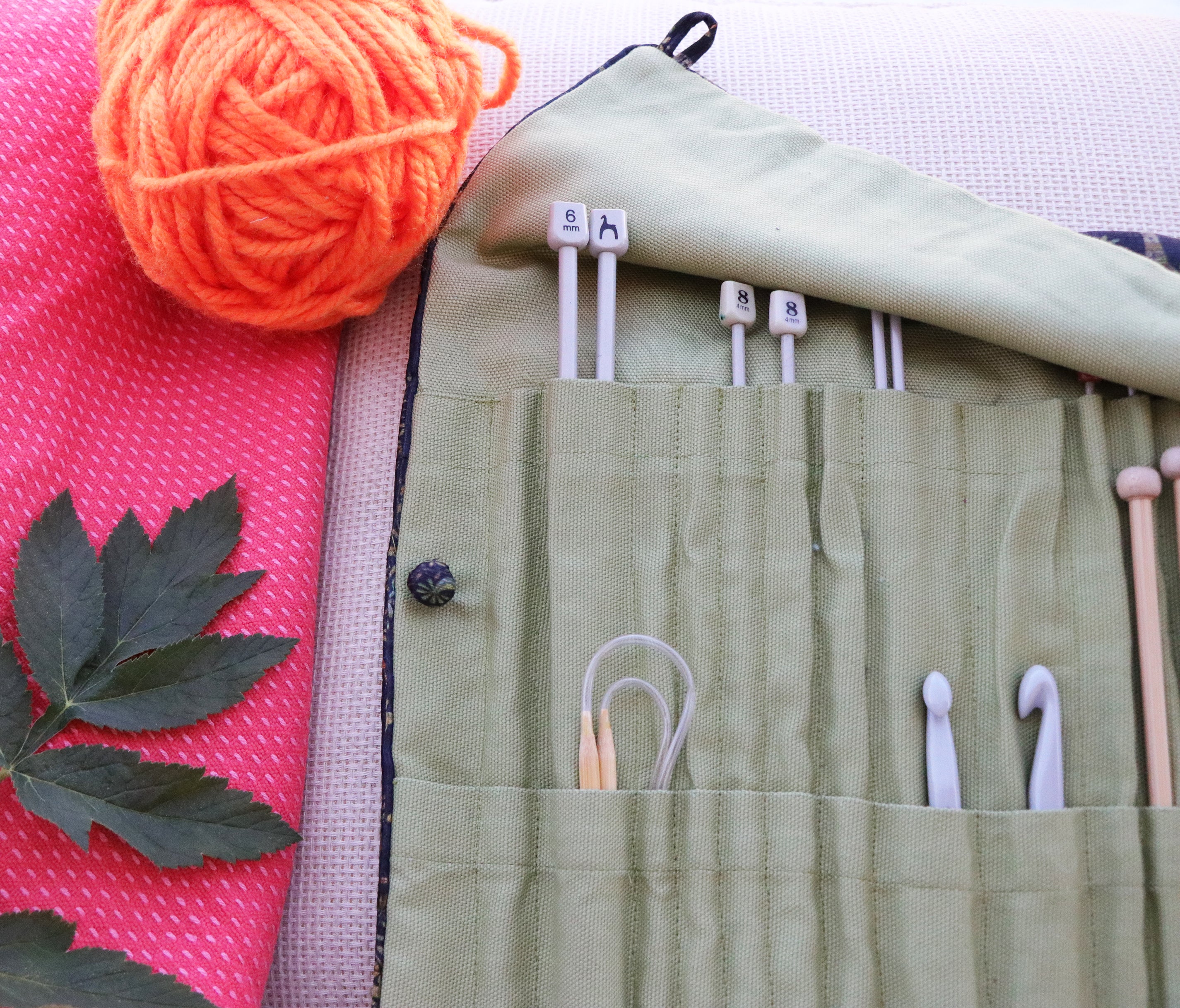 Warm Knitting Needle Case