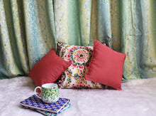 Multicolor Cotton Handcrafted Flora Bloom Cushion Covers (Set of 3)