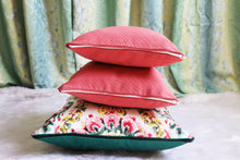 Multicolor Cotton Handcrafted Flora Bloom Cushion Covers (Set of 3)