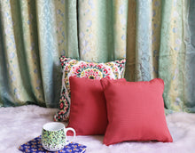 Multicolor Cotton Handcrafted Flora Bloom Cushion Covers (Set of 3)