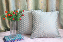 Teal Blue Cushion Cover (Set Of 2)