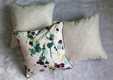 Color Splash & Printed leaves Cushion Covers (Set Of 3)