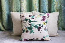 Color Splash & Printed leaves Cushion Covers (Set Of 3)