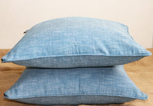 Blue Plain Dual Sided Cushion Covers (Set Of 2)