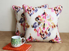 Multicolour Flora Dual Sided Pink Cushion Covers (Set Of 2)