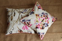 Multicolour Flora Dual Sided Pink Cushion Covers (Set Of 2)