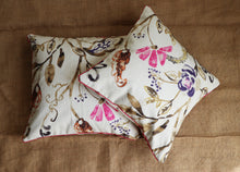 Multicolour Flora Dual Sided Pink Cushion Covers (Set Of 2)