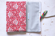 Red Kalamkari Multipurpose Notebook Case
